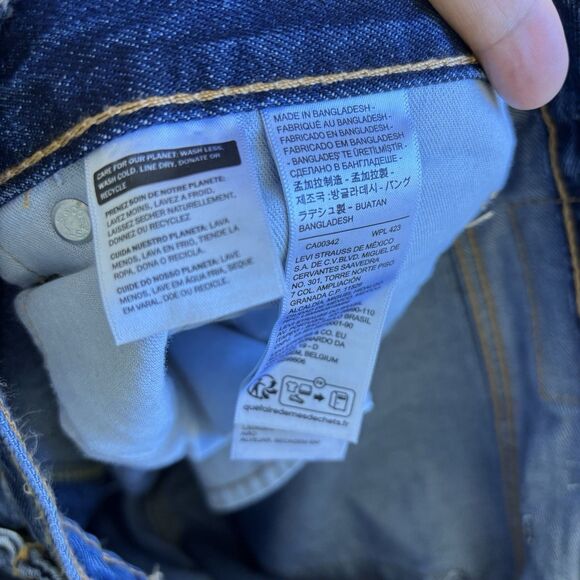 NWT Levi’s 550 Relaxed Fit Leg Blue Denim Jeans Men’s Big & Tall Size 50x30 - Picture 9 of 9